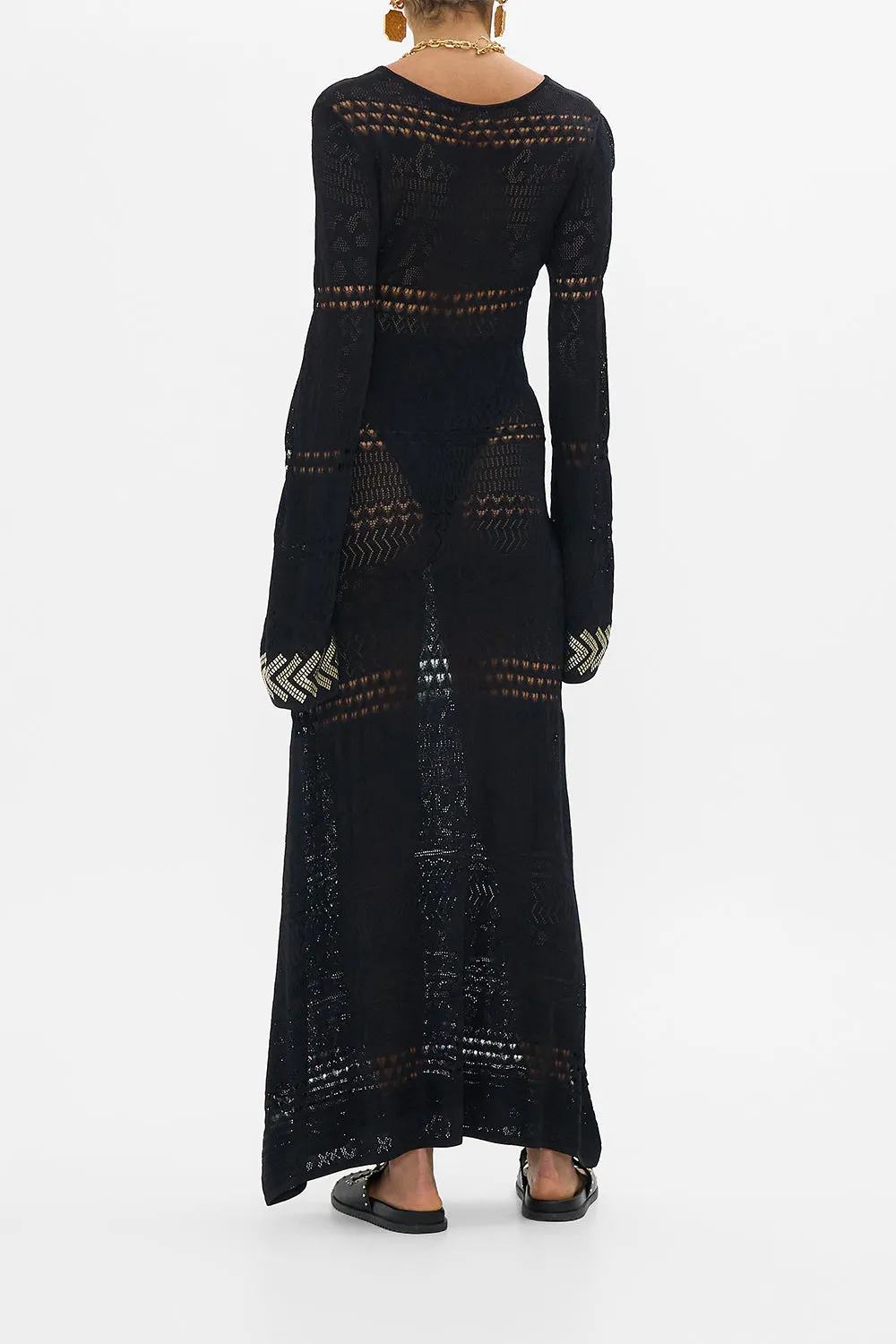 LACE UP KNIT DRESS CAT WORSHIP sold by Camilla product image thumbnail 2