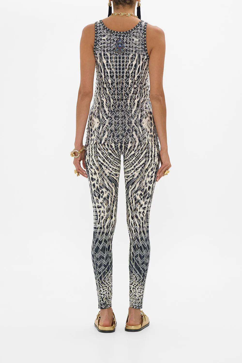 JERSEY SCOOP NECK TANK TOP CAT WORSHIP sold by Camilla product image thumbnail 2