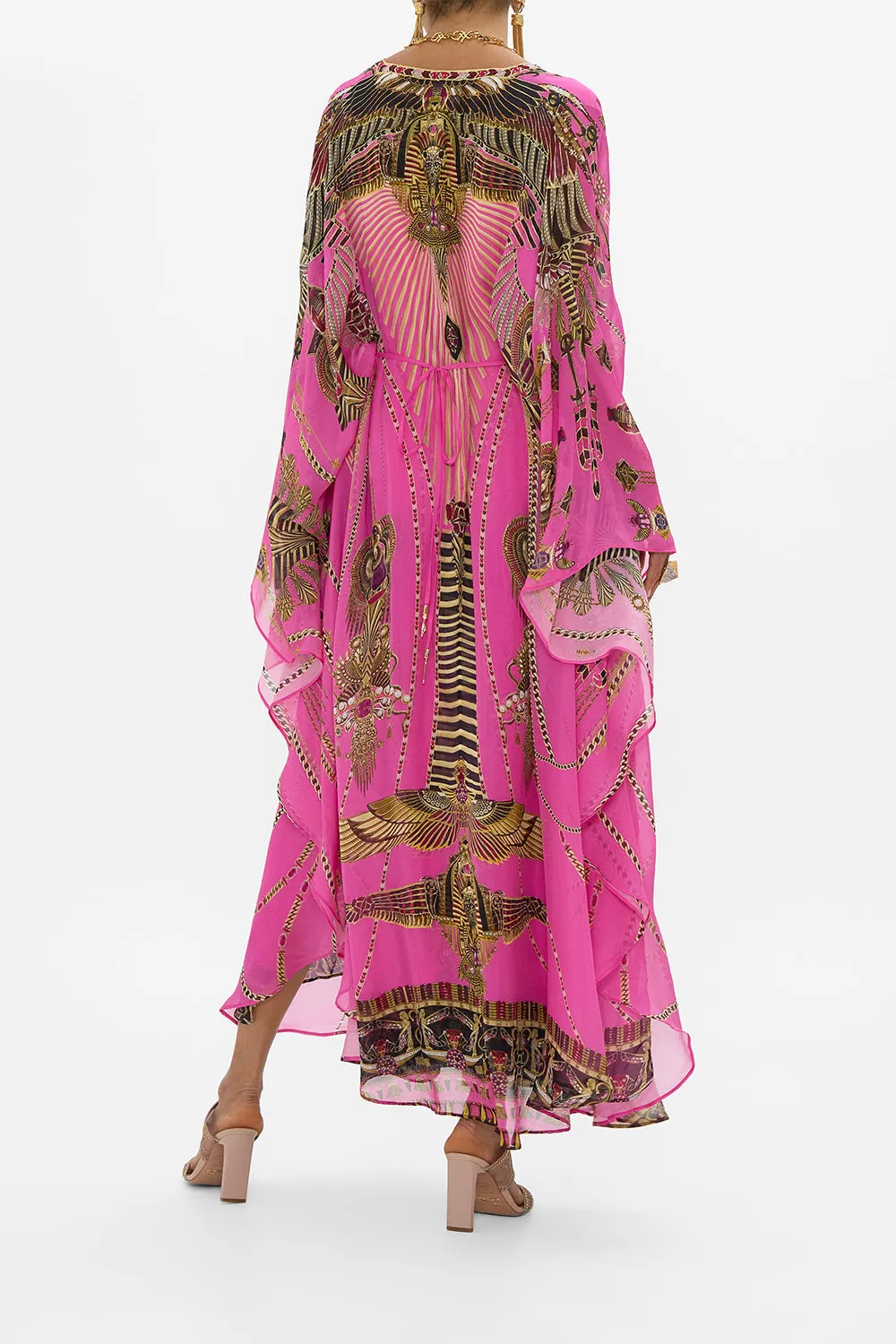 LONG KAFTAN WITH WAIST DETAIL SONG OF THE SCARAB sold by Camilla product image thumbnail 2