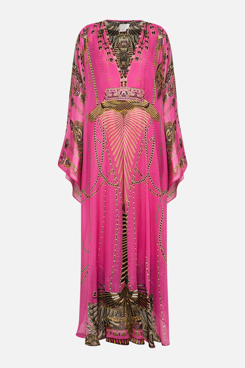 LONG KAFTAN WITH WAIST DETAIL SONG OF THE SCARAB sold by Camilla product image thumbnail 3