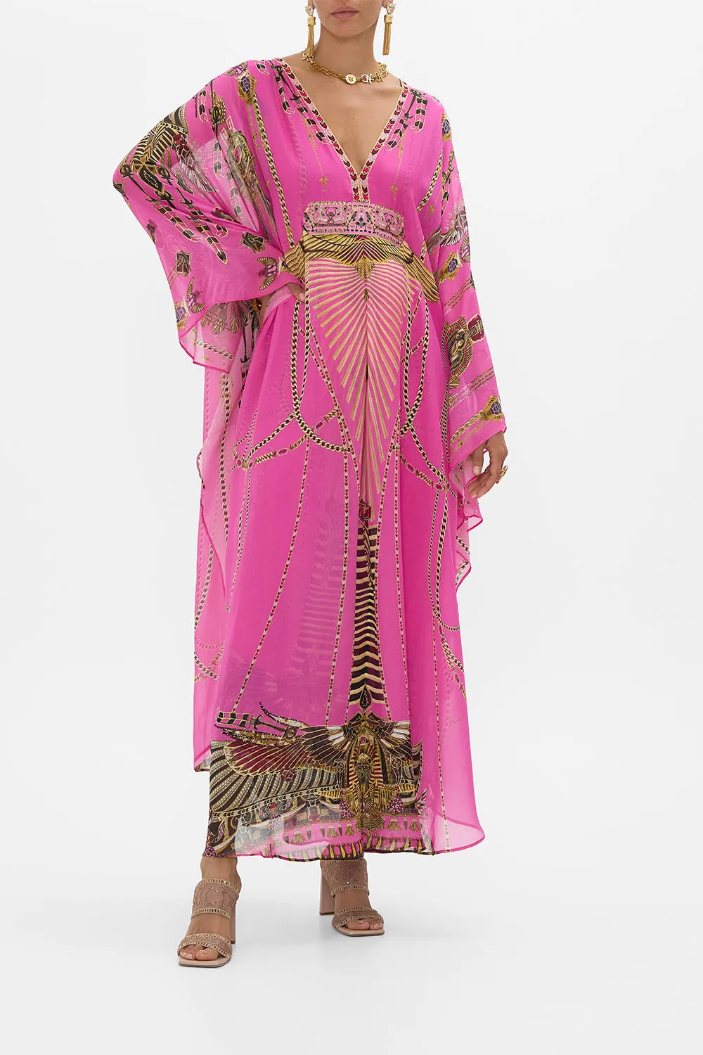 LONG KAFTAN WITH WAIST DETAIL SONG OF THE SCARAB sold by Camilla