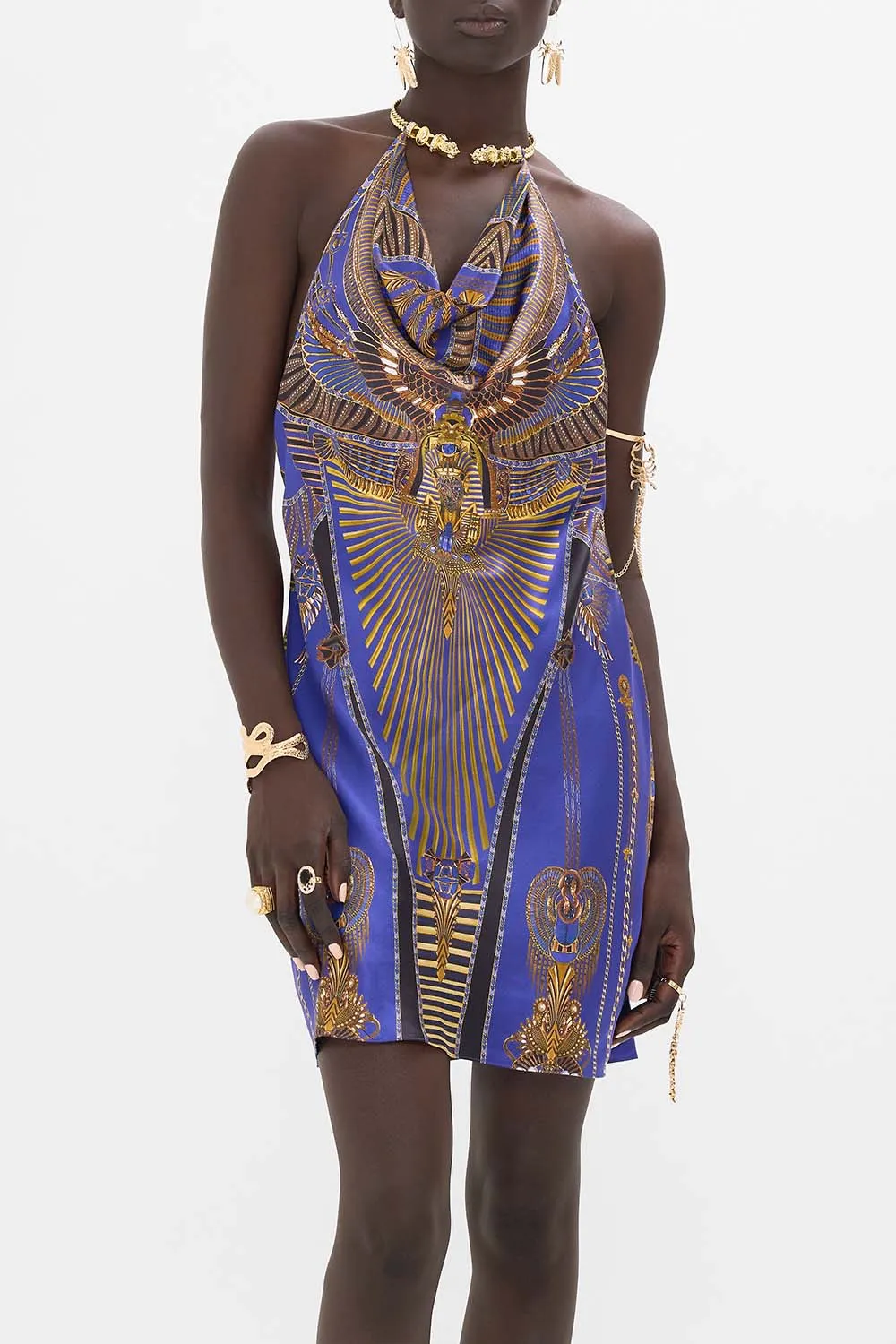 DRAPED SHORT DRESS WITH NECKPIECE MY FAIR PHARAOH sold by Camilla product image thumbnail 5