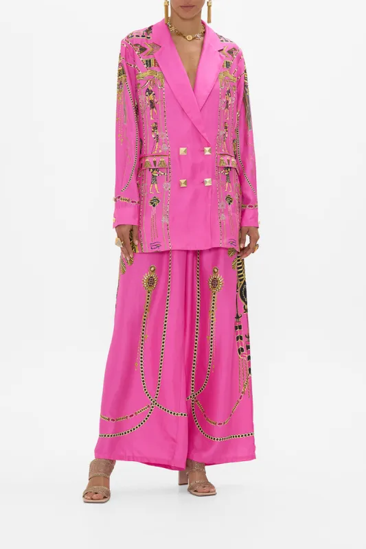 DOUBLE BREASTED SOFT JACKET SONG OF THE SCARAB made by Camilla