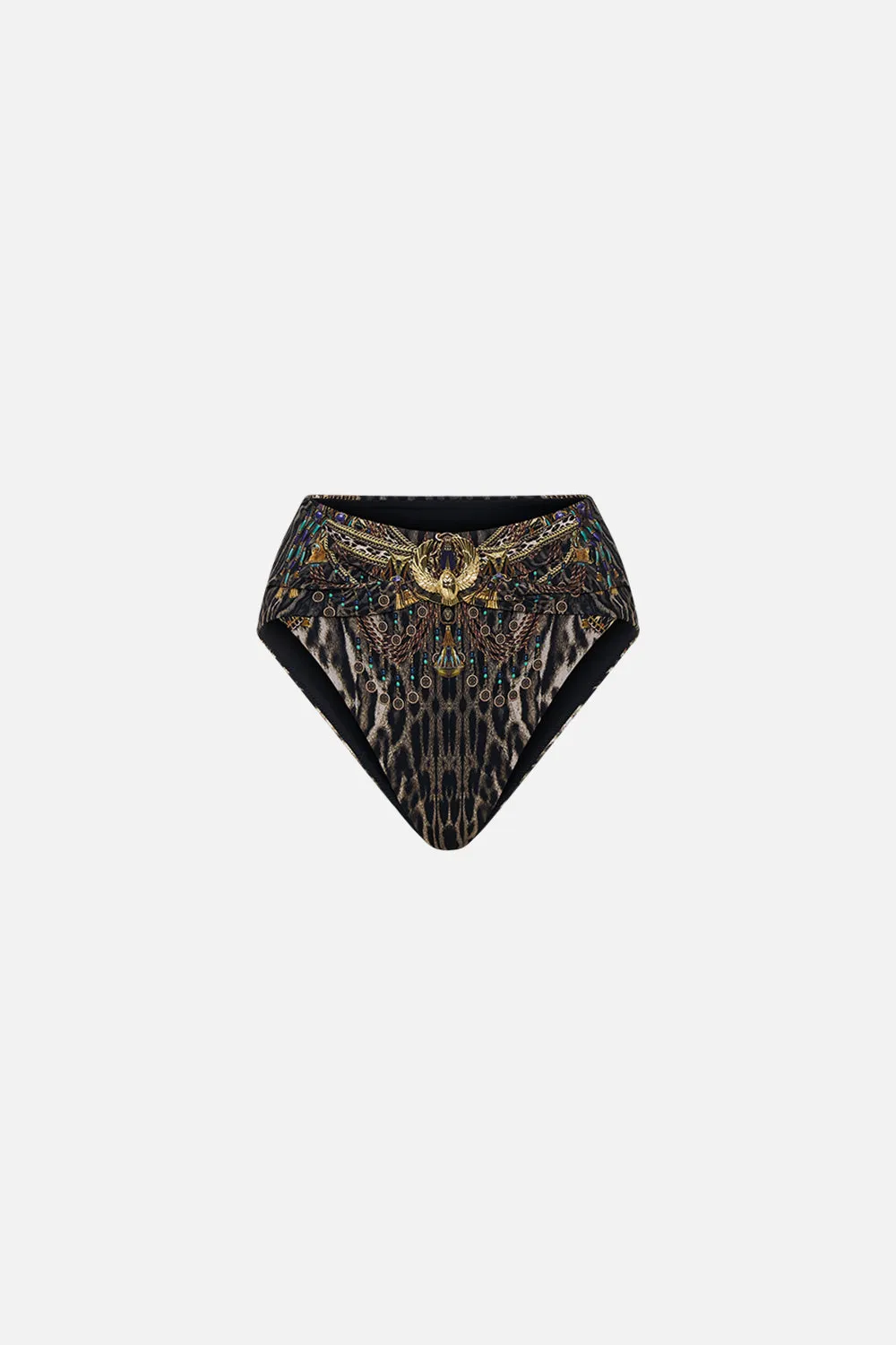 HIGH WAIST PANT WITH TRIM CAT WORSHIP sold by Camilla product image thumbnail 3