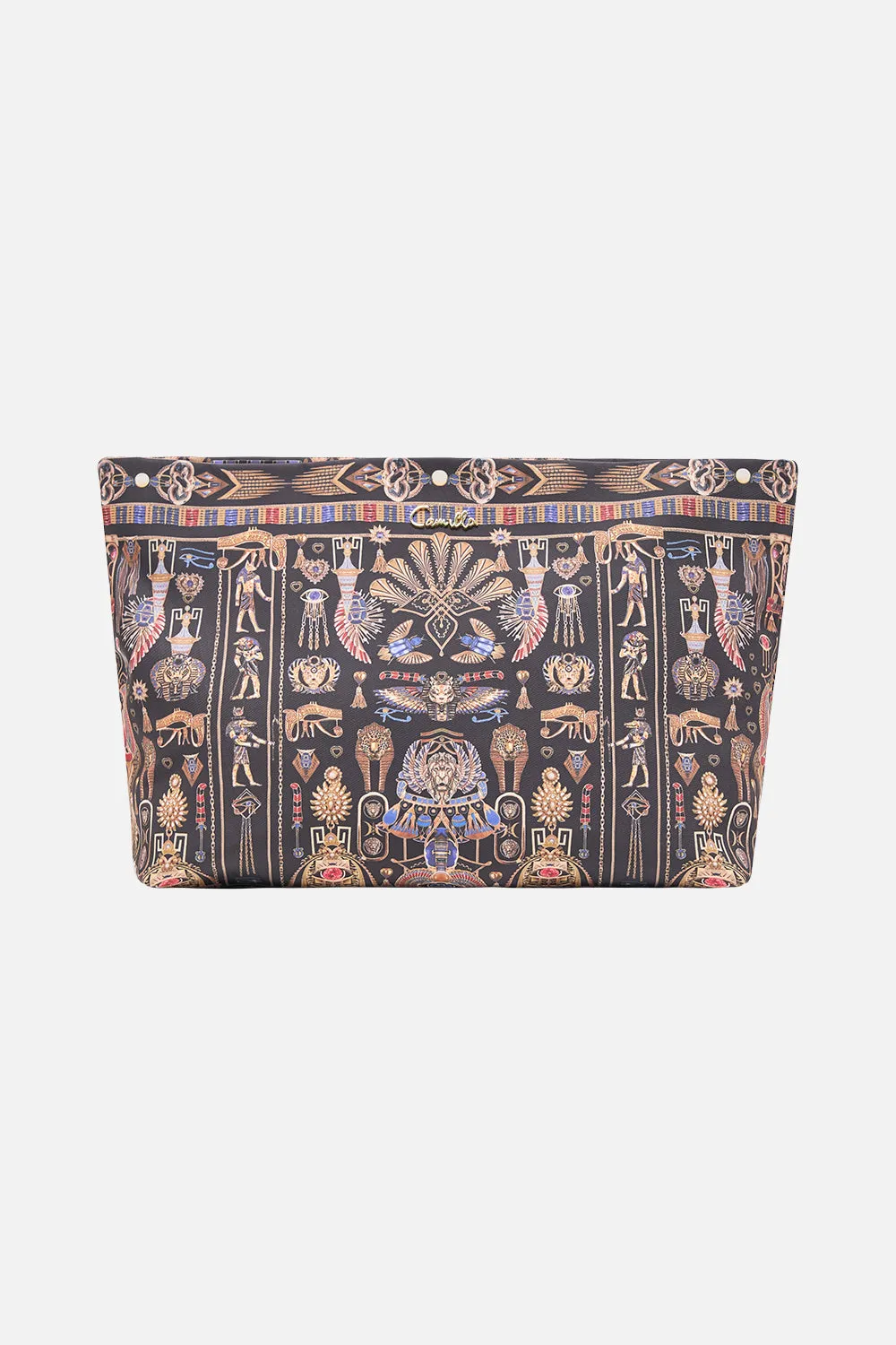 LARGE MAKEUP CLUTCH CARTOUCHE KINGDOM sold by Camilla