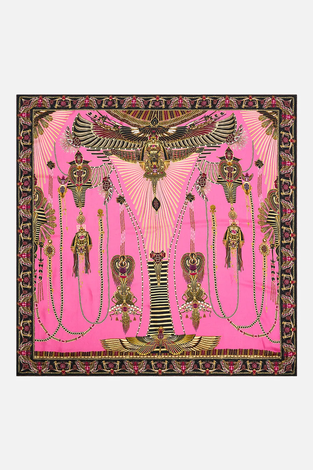 LARGE SQUARE SCARF SONG OF THE SCARAB sold by Camilla product image thumbnail 2
