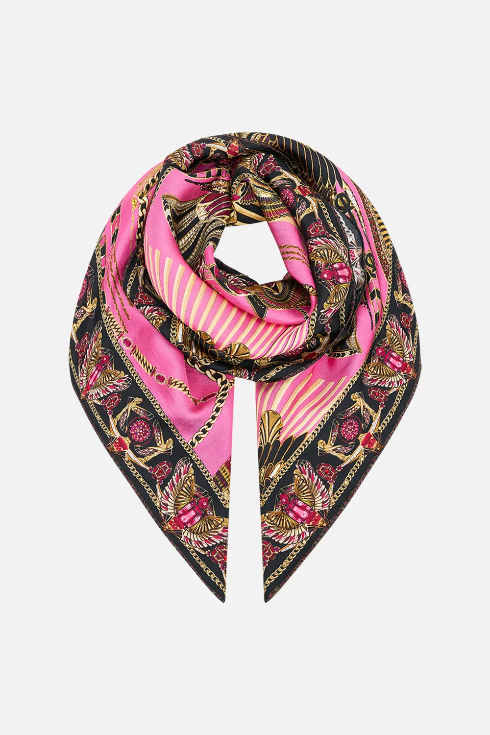 LARGE SQUARE SCARF SONG OF THE SCARAB sold by Camilla