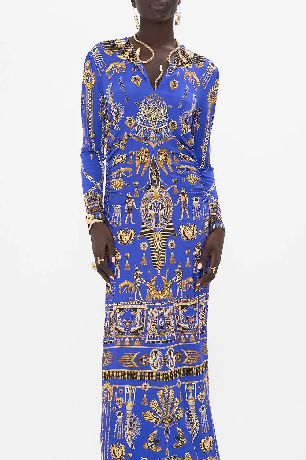 GATHERED JERSEY LONG DRESS MY FAIR PHARAOH sold by Camilla product image thumbnail 4