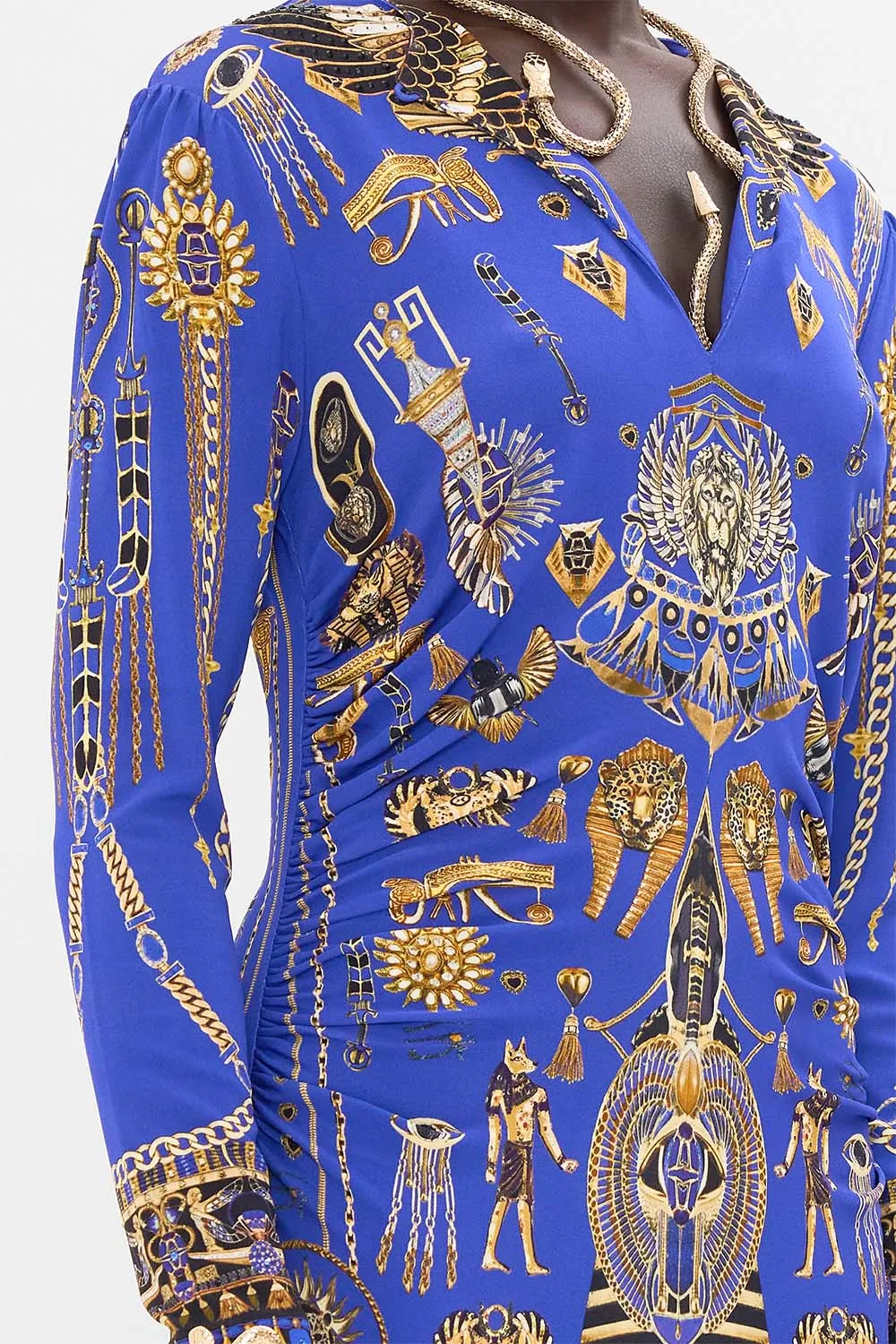 GATHERED JERSEY LONG DRESS MY FAIR PHARAOH sold by Camilla product image thumbnail 5