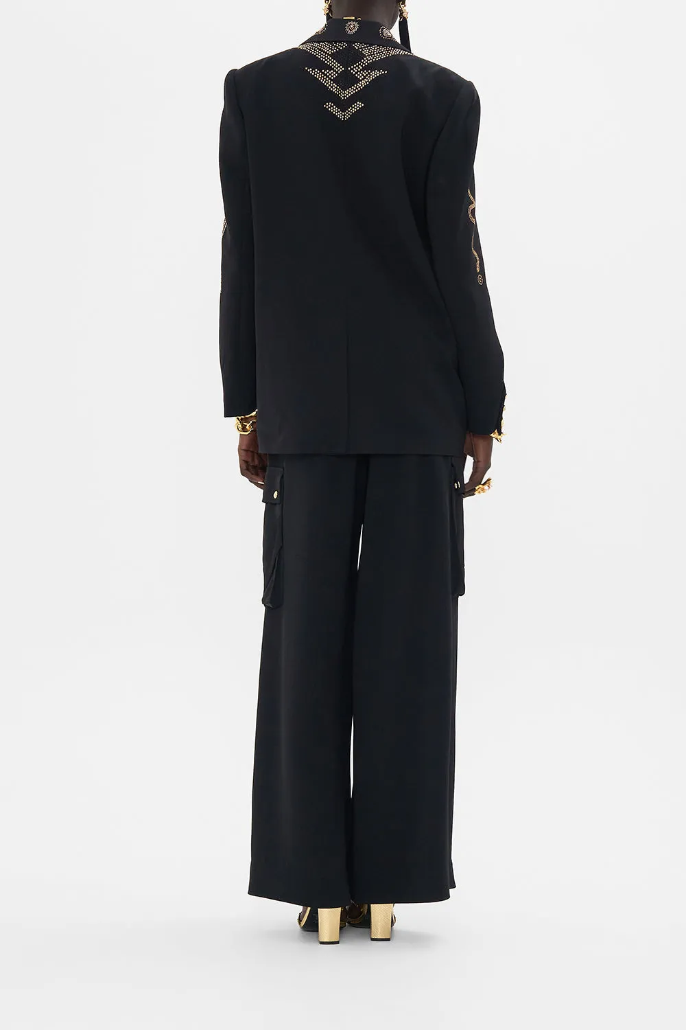 JACKET WITH SLEEVE CUT OUT DETAIL CARTOUCHE KINGDOM sold by Camilla product image thumbnail 2