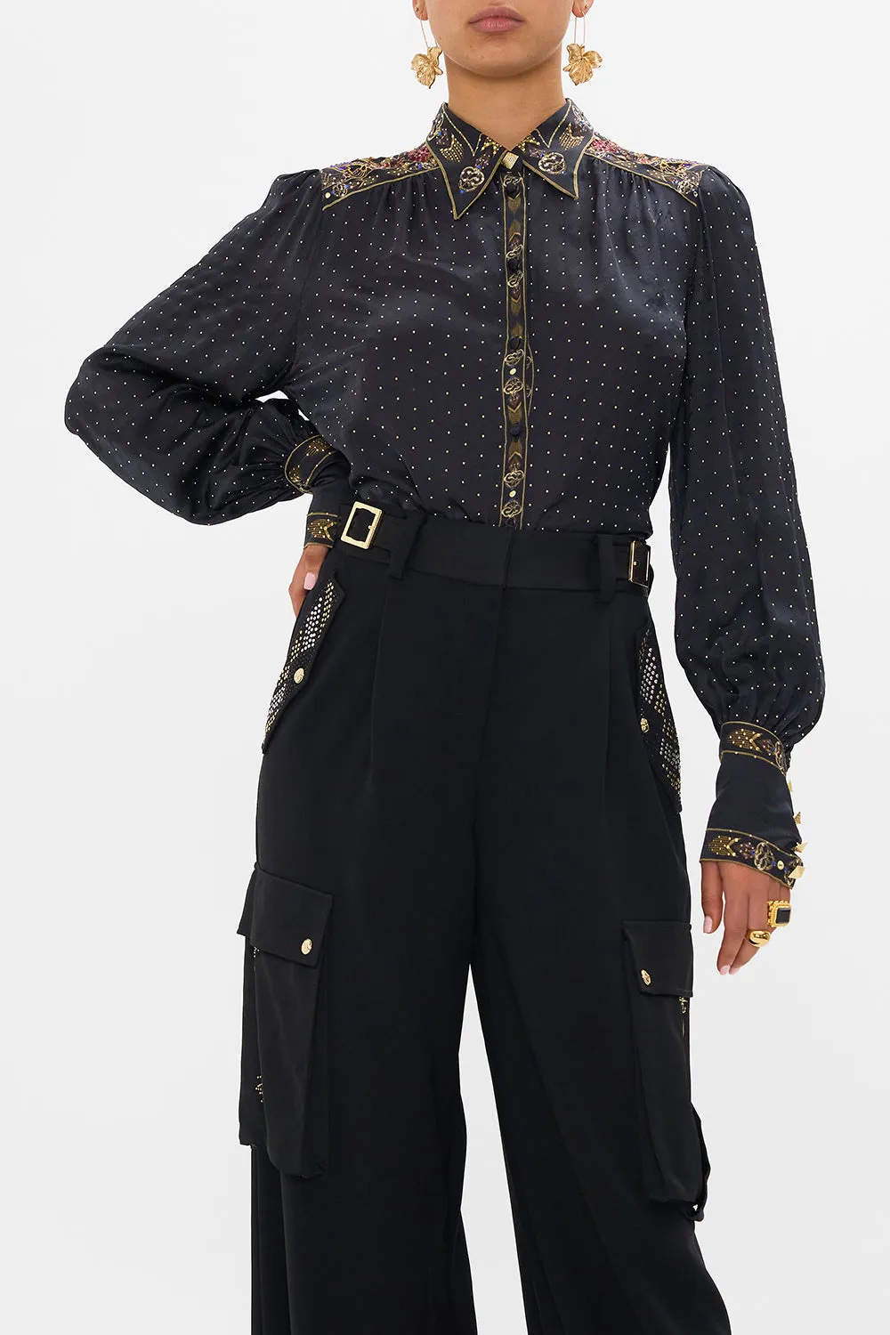 BUTTON THROUGH BLOUSON SLEEVE BLOUSE CARTOUCHE KINGDOM sold by Camilla product image thumbnail 5