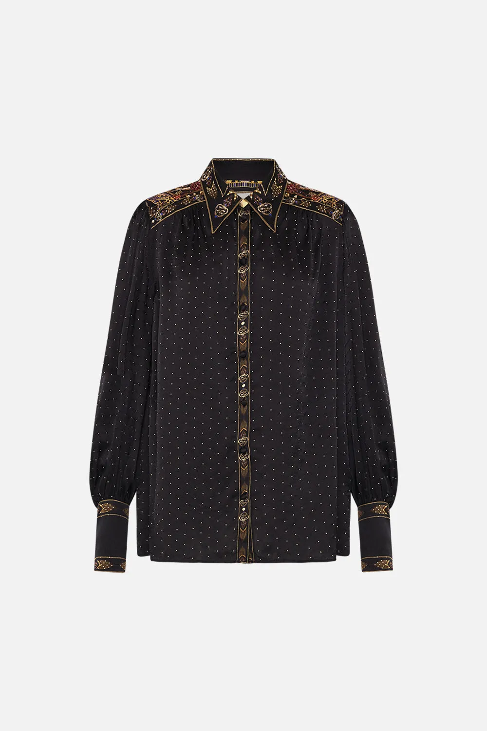 BUTTON THROUGH BLOUSON SLEEVE BLOUSE CARTOUCHE KINGDOM sold by Camilla product image thumbnail 3