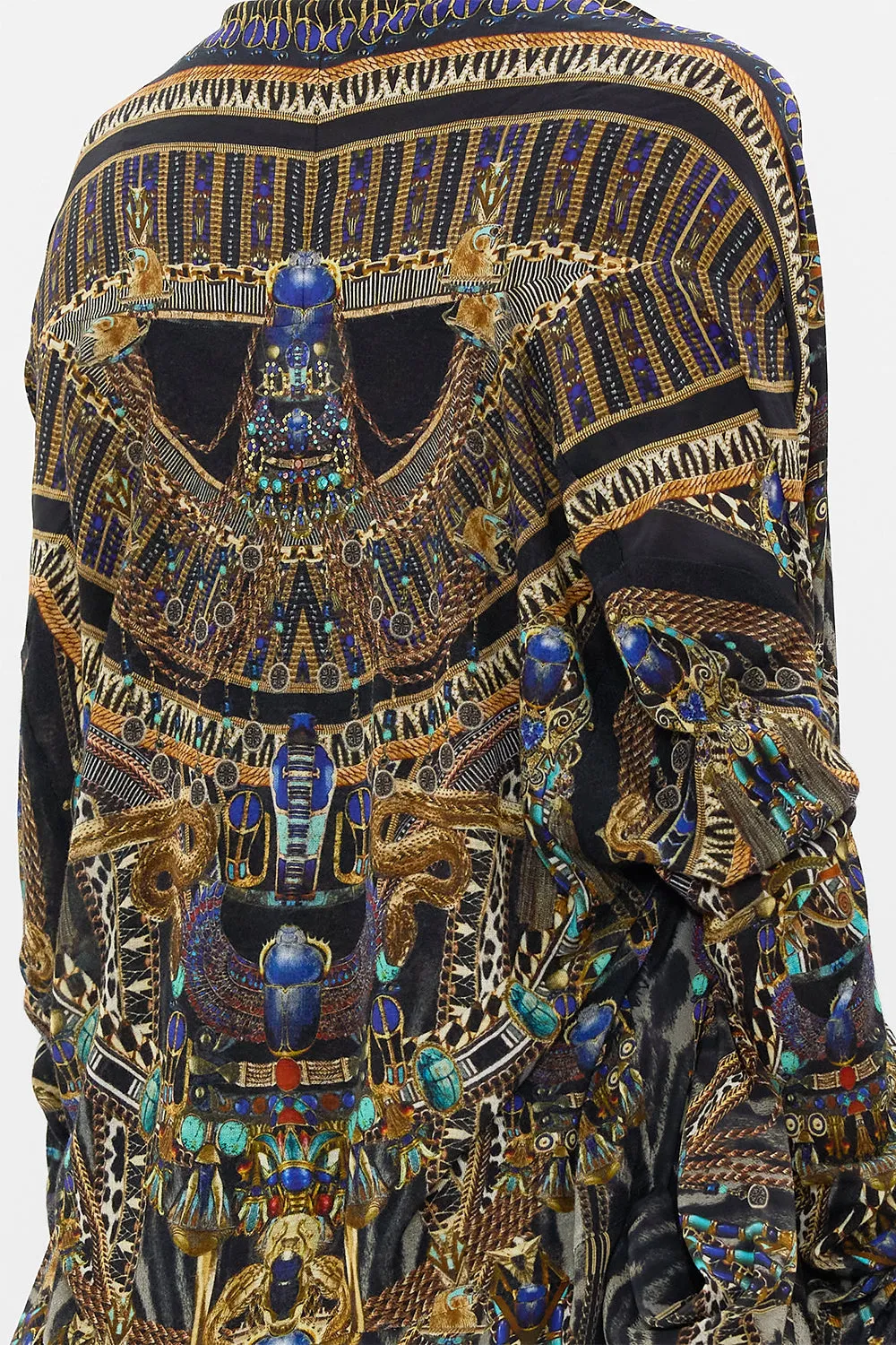 LONG CASUAL JACKET WITH POCKETS CAT WORSHIP sold by Camilla product image thumbnail 5