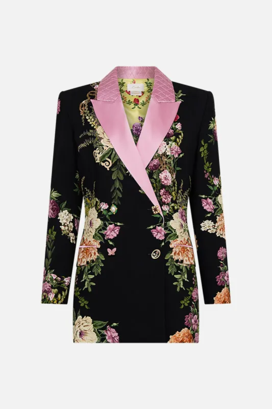 TAILORED DOUBLE BREASTED JACKET ADORNED IN ALEXANDRIA sold by Camilla