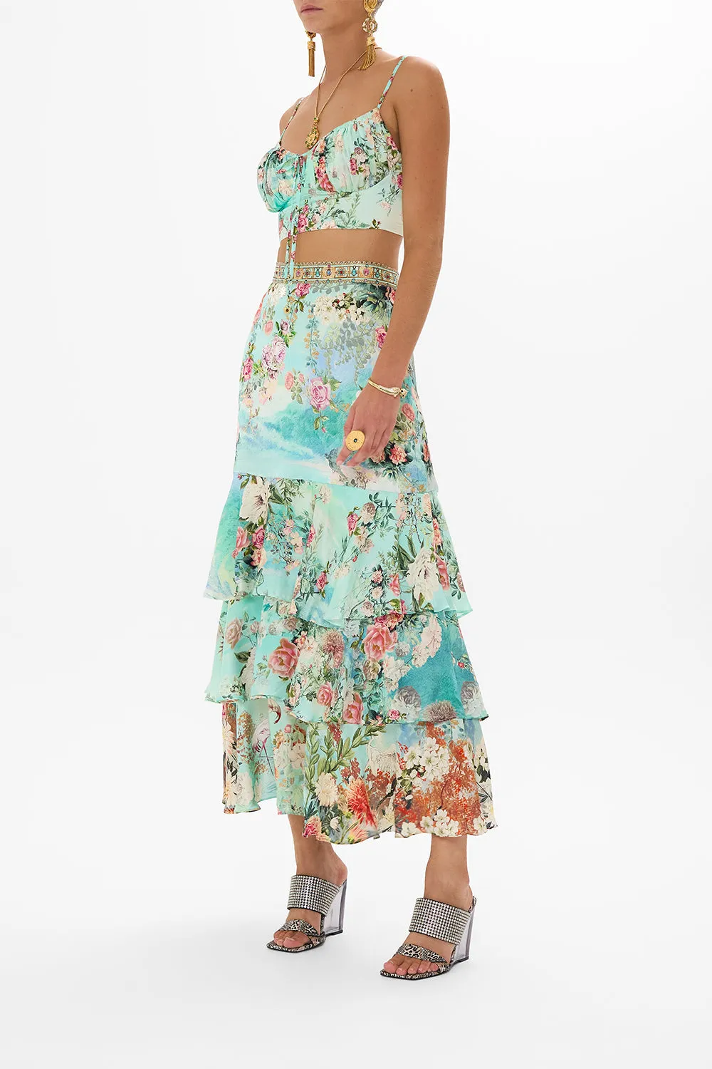 TIERED RUFFLE SKIRT THE JEWELLERY MUSEUM sold by Camilla product image thumbnail 4