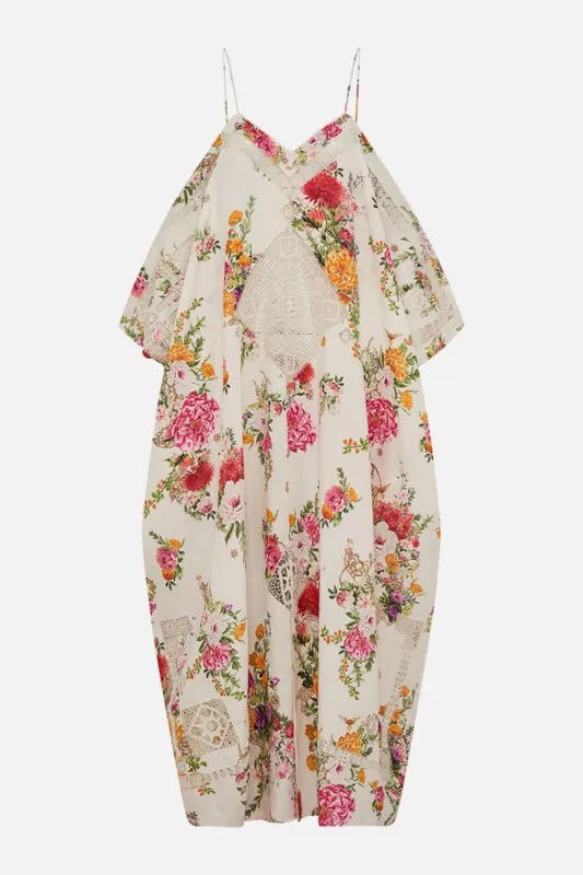 SHOESTRING STRAP KAFTAN EGYPTIAN ROSE sold by Camilla