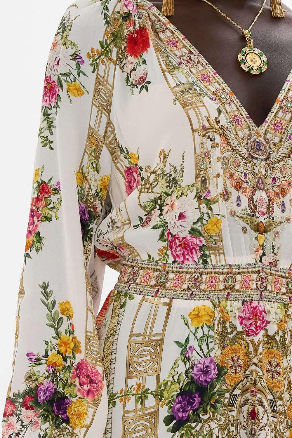 RAGLAN SHIRRED WAIST DRESS EGYPTIAN ROSE sold by Camilla product image thumbnail 5