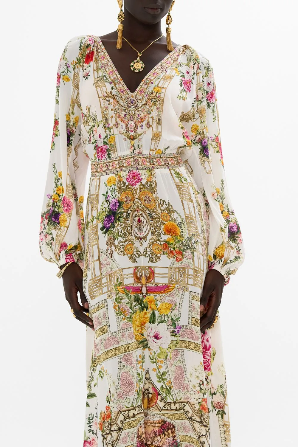 RAGLAN SHIRRED WAIST DRESS EGYPTIAN ROSE sold by Camilla product image thumbnail 4