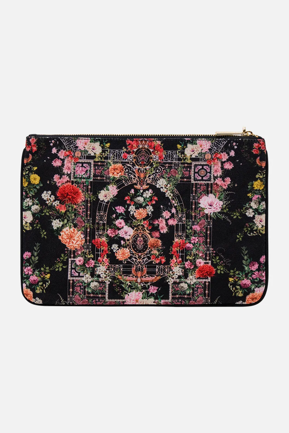 SMALL CANVAS CLUTCH ADORNED IN ALEXANDRIA sold by Camilla product image thumbnail 3