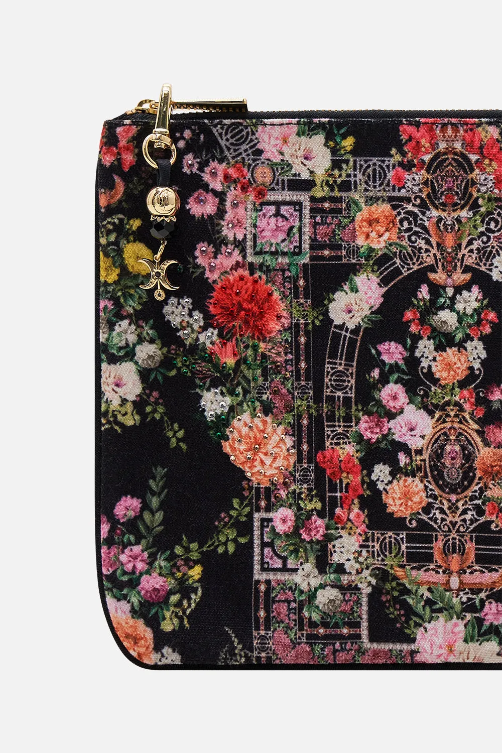 SMALL CANVAS CLUTCH ADORNED IN ALEXANDRIA sold by Camilla product image thumbnail 2