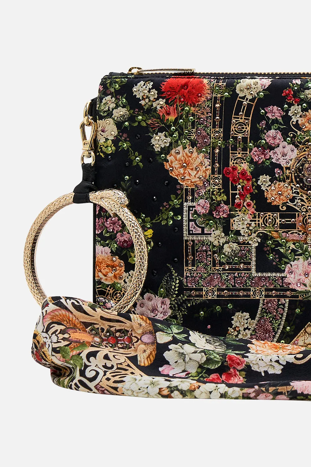 RING SCARF CLUTCH ADORNED IN ALEXANDRIA sold by Camilla product image thumbnail 2