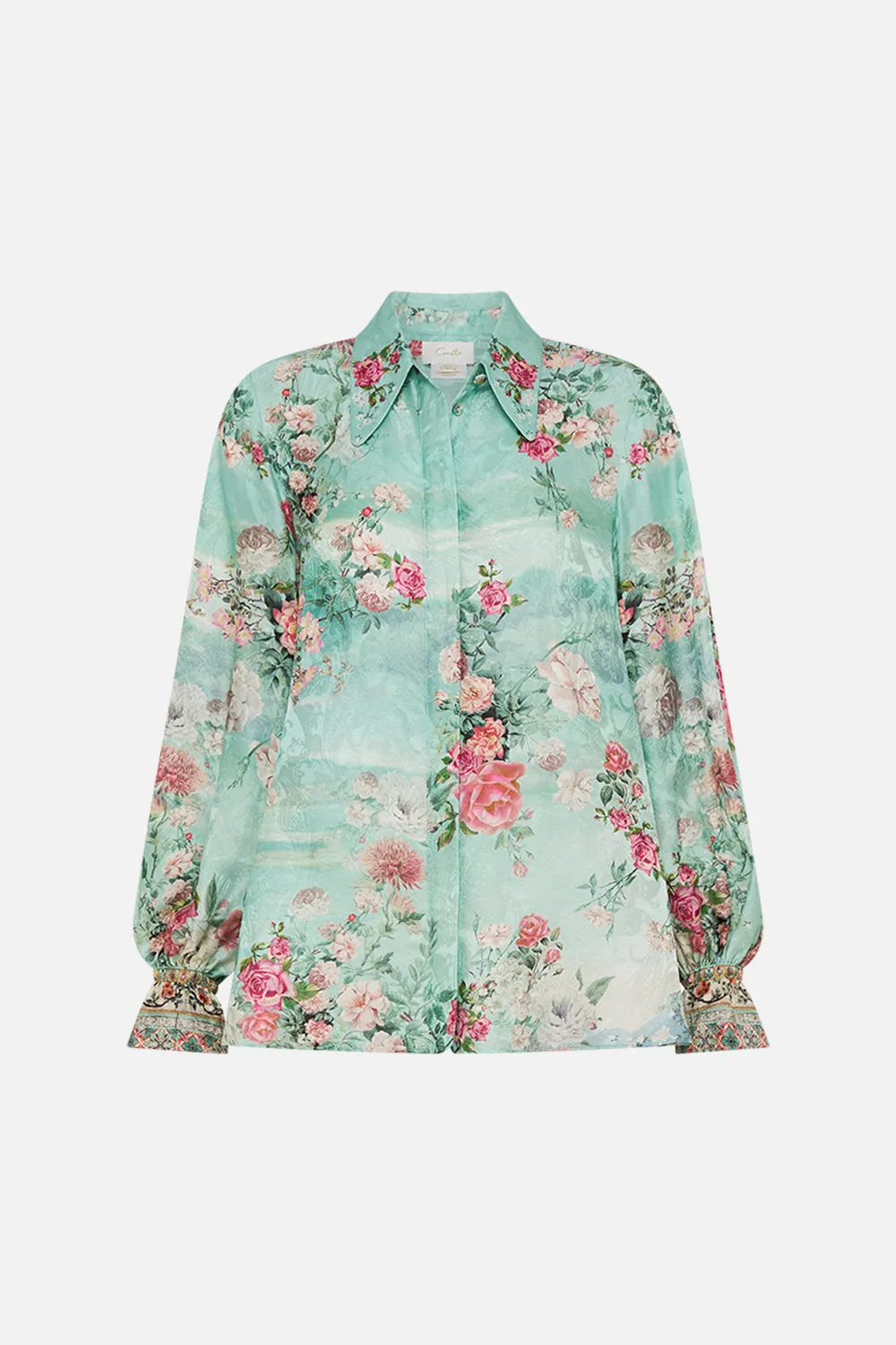 CURVED COLLAR BLOUSE THE JEWELLERY MUSEUM sold by Camilla