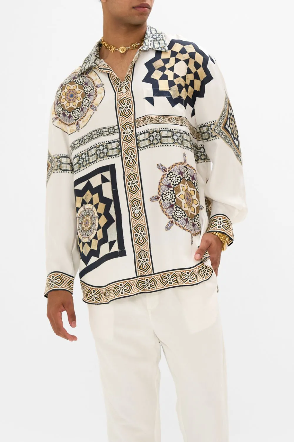 OVERSIZED SHIRT MAKE ME YOUR MOSAIC sold by Camilla product image thumbnail 5