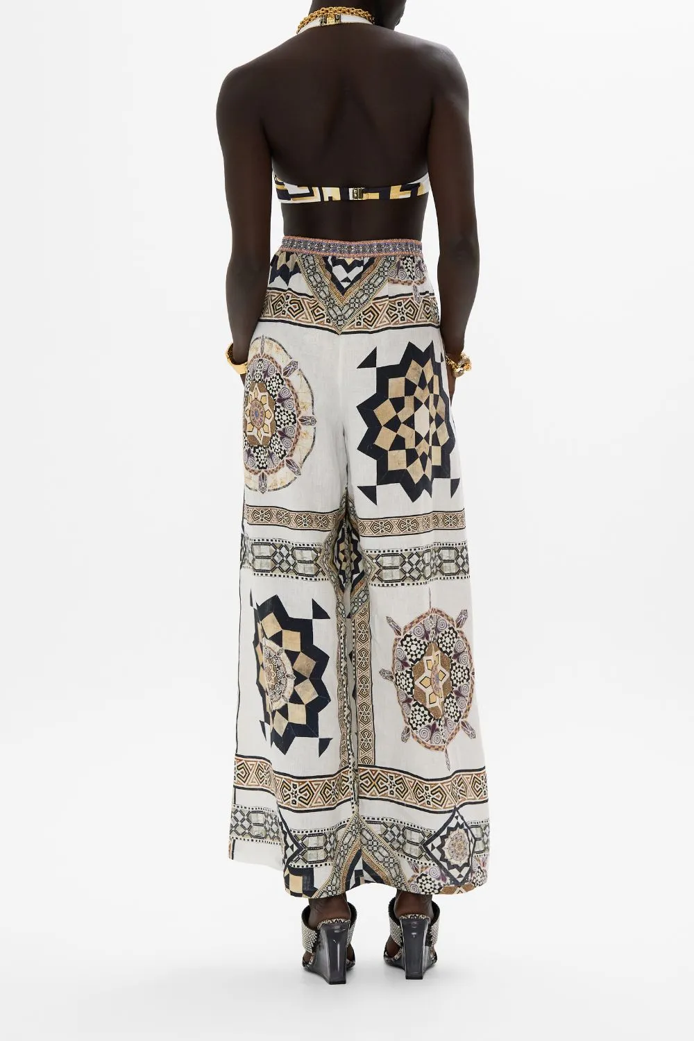 TUCK FRONT PANT TILE STYLE sold by Camilla product image thumbnail 2