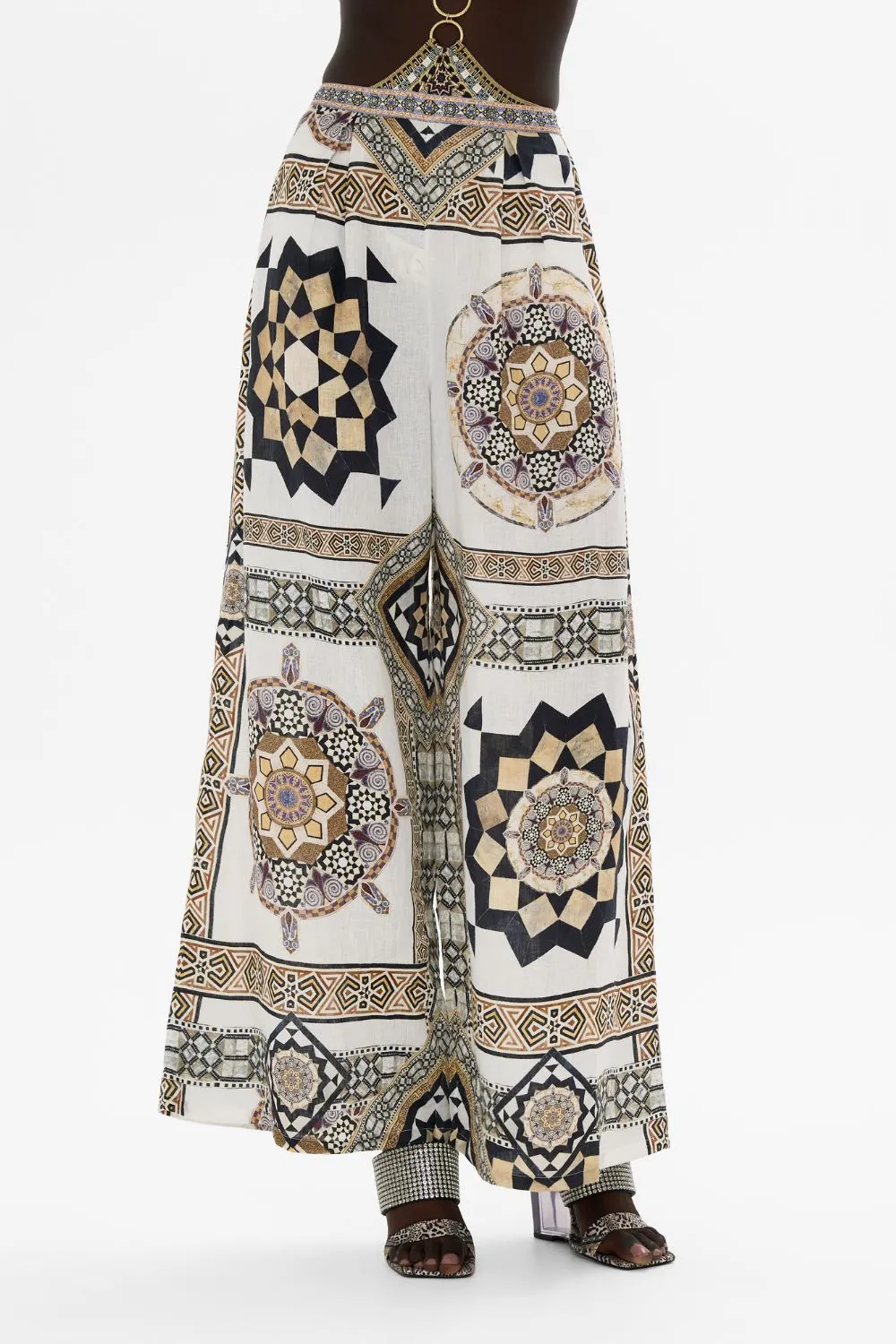 TUCK FRONT PANT TILE STYLE sold by Camilla product image thumbnail 5