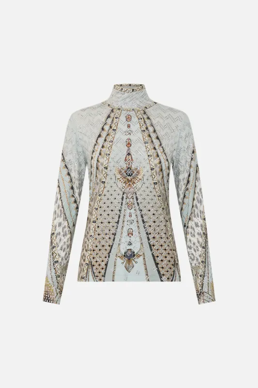 JERSEY TURTLENECK SAHARA STARLET made by Camilla