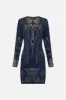 SHORT V NECK TWIST FRONT JERSEY DRESS THE EGYPT EFFECT sold by Camilla