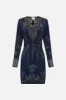 SHORT V NECK TWIST FRONT JERSEY DRESS THE EGYPT EFFECT sold by Camilla