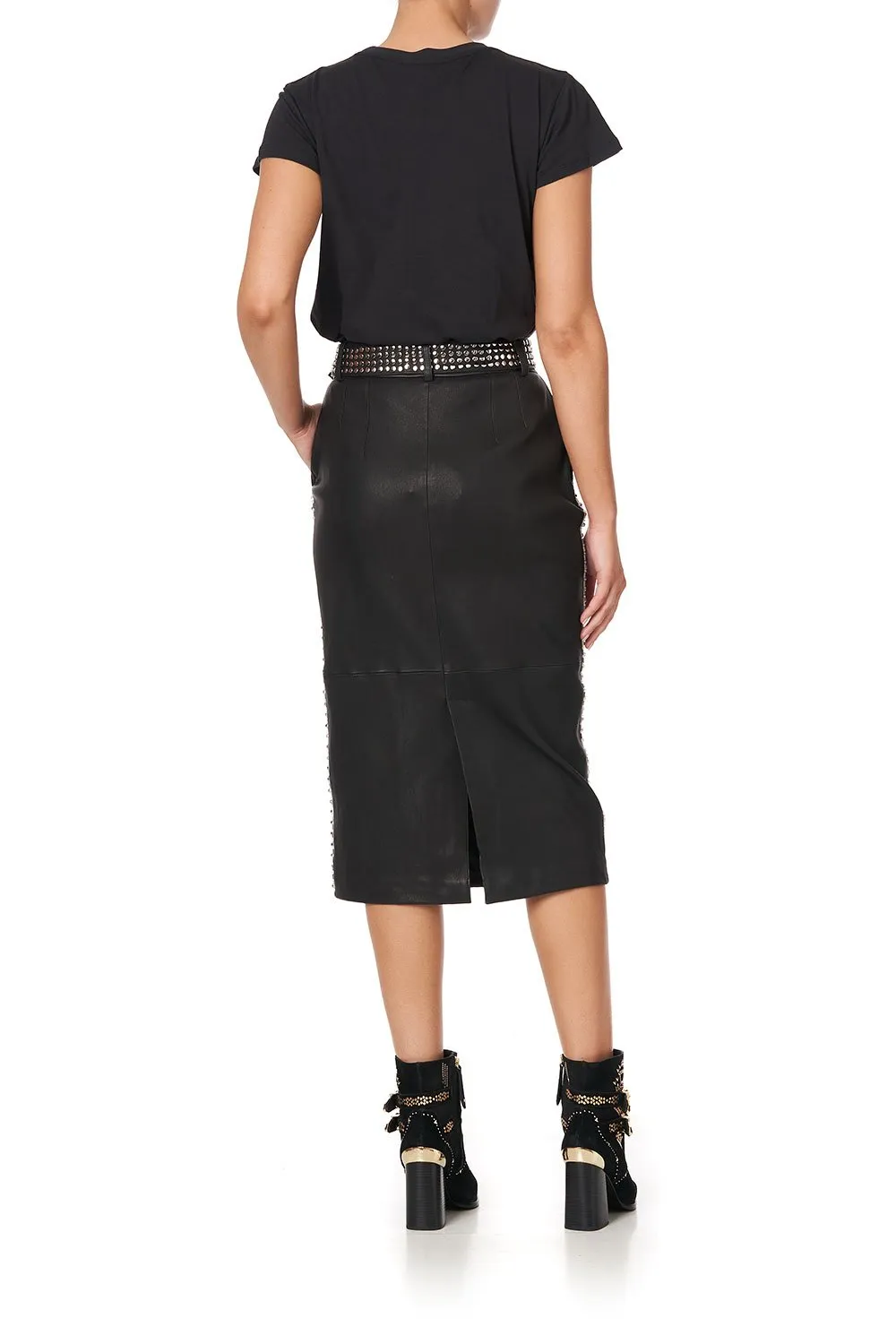 SLIM FIT ROUND NECK T-SHIRT LOGO CAPSULE sold by Camilla product image thumbnail 2