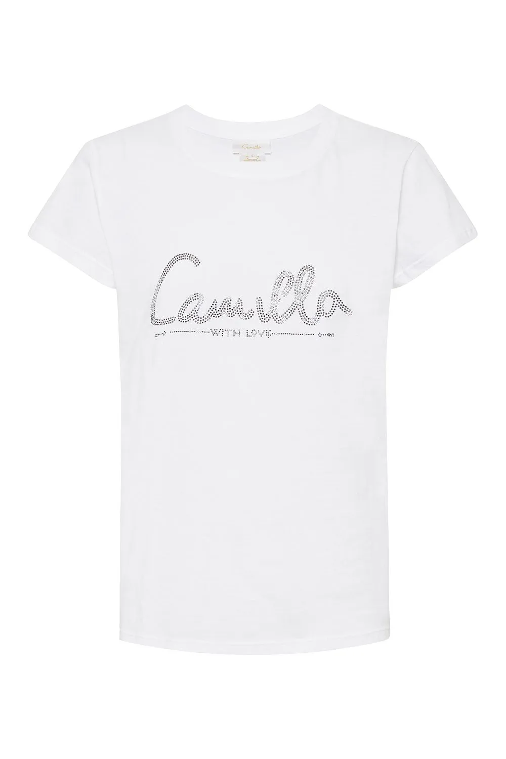 SLIM FIT ROUND NECK T-SHIRT LOGO CAPSULE sold by Camilla product image thumbnail 3