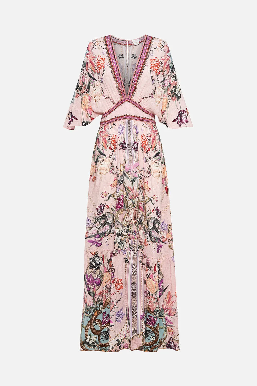 WAISTED DRESS WITH HEM RUFFLE MAD AS A SNAKE sold by Camilla product image thumbnail 3