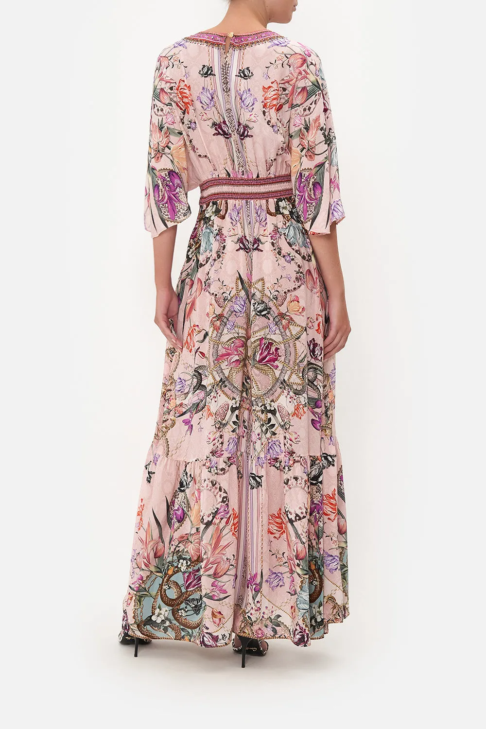 WAISTED DRESS WITH HEM RUFFLE MAD AS A SNAKE sold by Camilla product image thumbnail 2