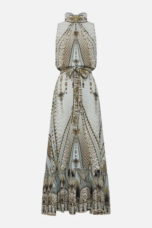 NECKTIE DRESS WITH ELASTICATED WAIST SAHARA STARLET sold by Camilla