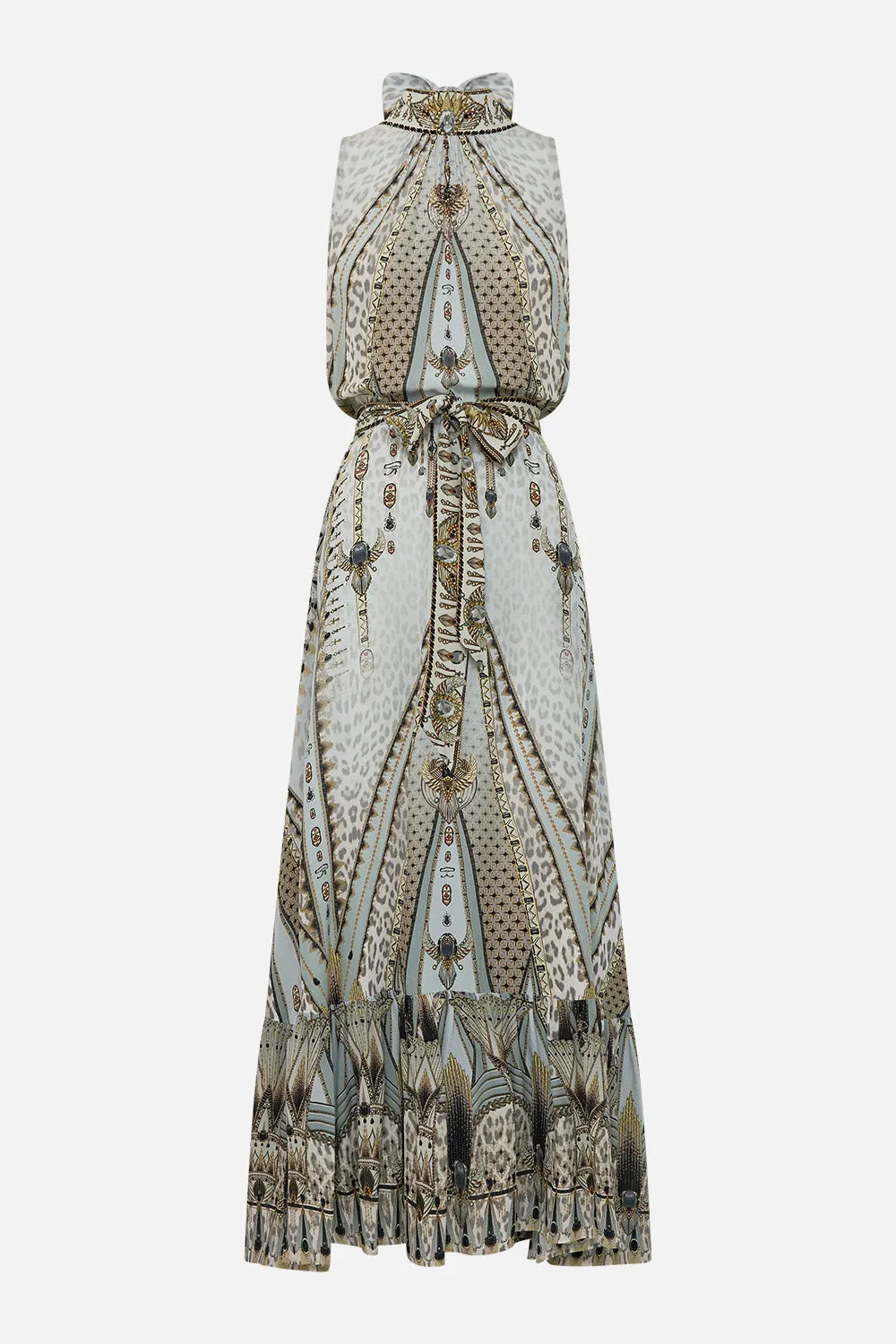 NECKTIE DRESS WITH ELASTICATED WAIST SAHARA STARLET sold by Camilla