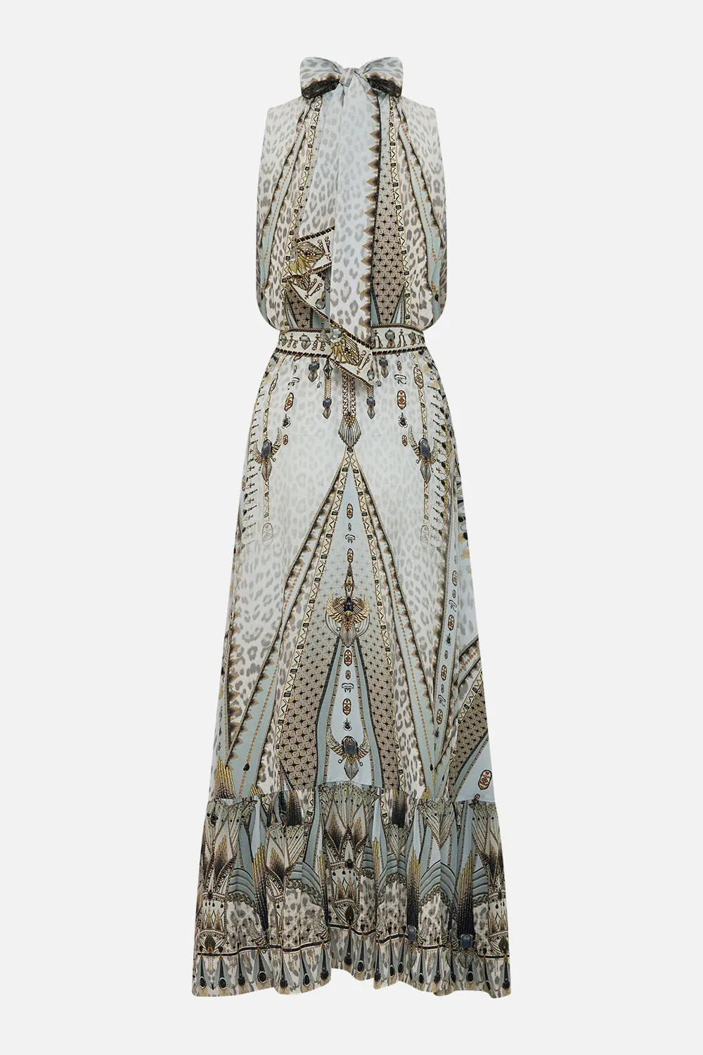 NECKTIE DRESS WITH ELASTICATED WAIST SAHARA STARLET sold by Camilla product image thumbnail 2