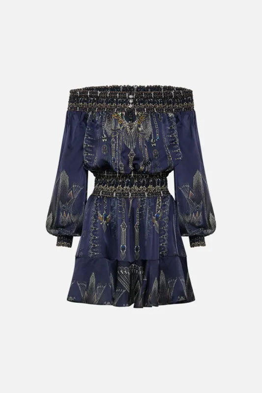 OFF SHOULDER SHORT DRESS THE EGYPT EFFECT sold by Camilla