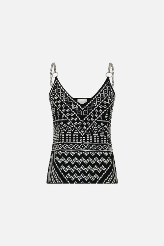 HARDWARE STRAP KNIT CAMI THE EGYPT EFFECT sold by Camilla