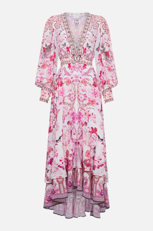 LONG BUTTON FRONT DRESS BOTANICAL NOVELLA sold by Camilla