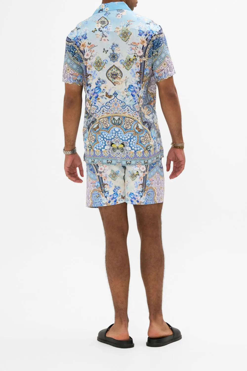 SHORT SLEEVE CAMP COLLARED SHIRT AL MANIAL PALACE MEMOIRS sold by Camilla product image thumbnail 2