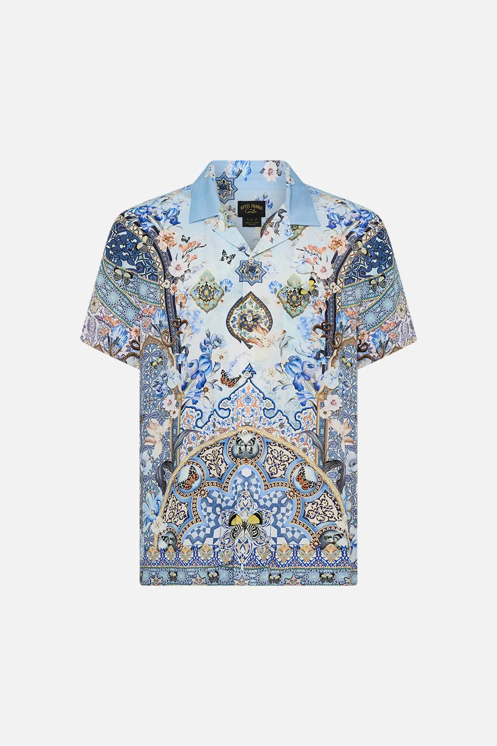 SHORT SLEEVE CAMP COLLARED SHIRT AL MANIAL PALACE MEMOIRS sold by Camilla product image thumbnail 3