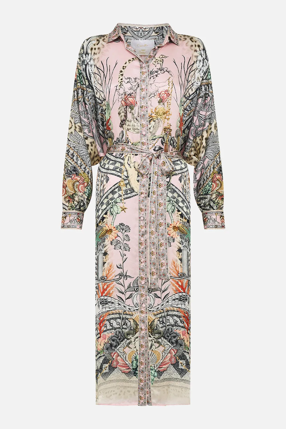 COLLARED BUTTON THROUGH DRESS CAVE OF WONDERS sold by Camilla