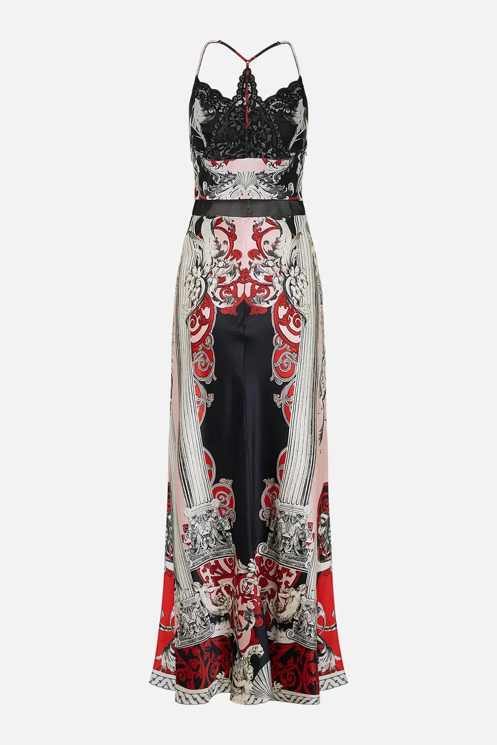LACE SPLICE BIAS LONG DRESS MARK OF MEDUSA sold by Camilla product image thumbnail 2