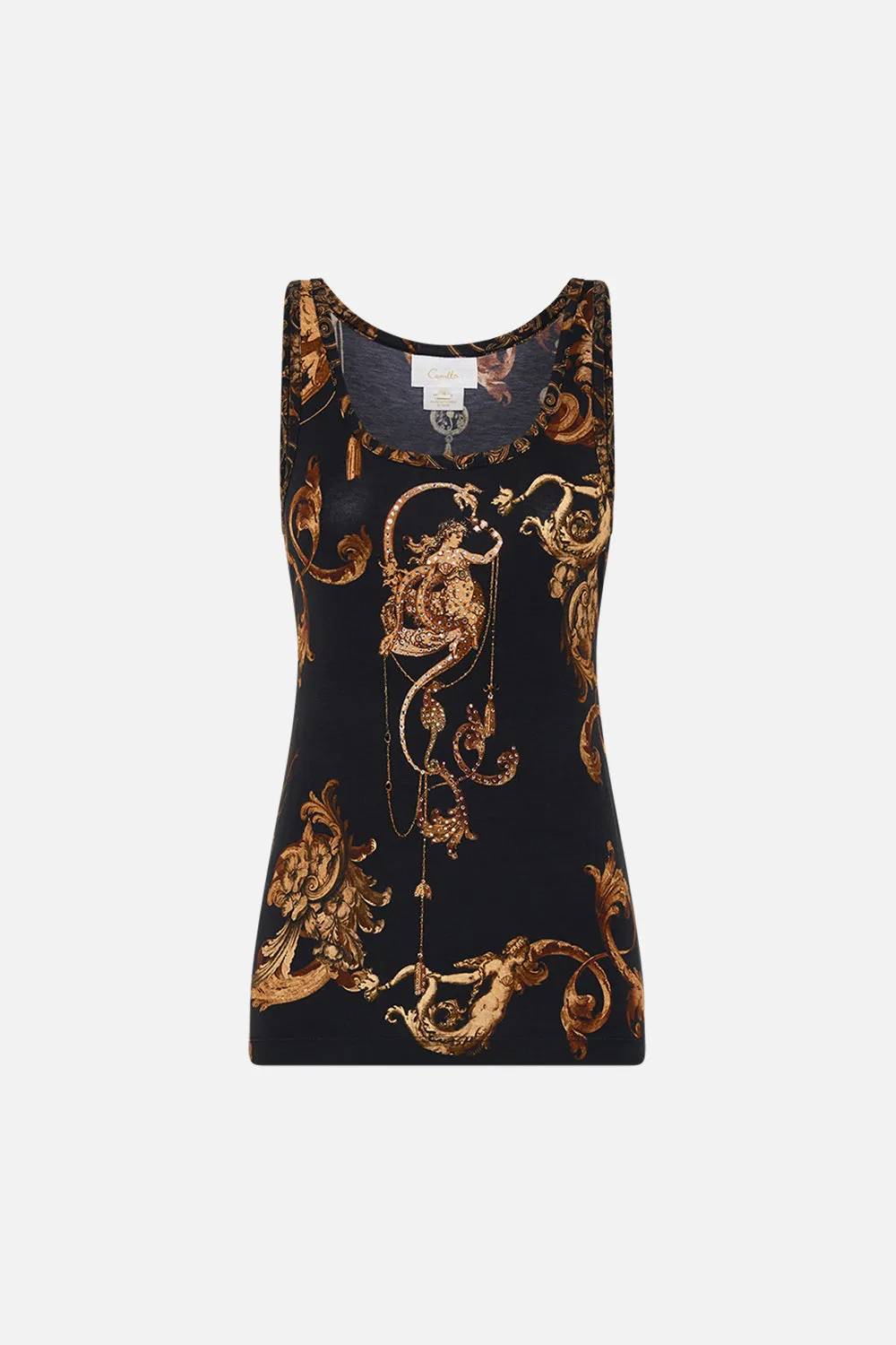 JERSEY SCOOP NECK TANK TOP ERA OF EMPIRES sold by Camilla