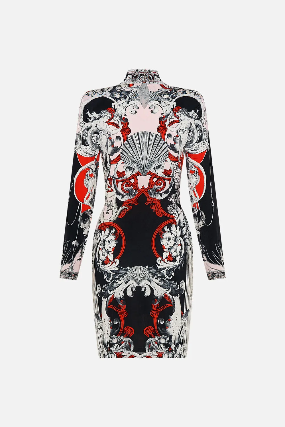 CROSS FRONT MINI DRESS MARK OF MEDUSA sold by Camilla product image thumbnail 2