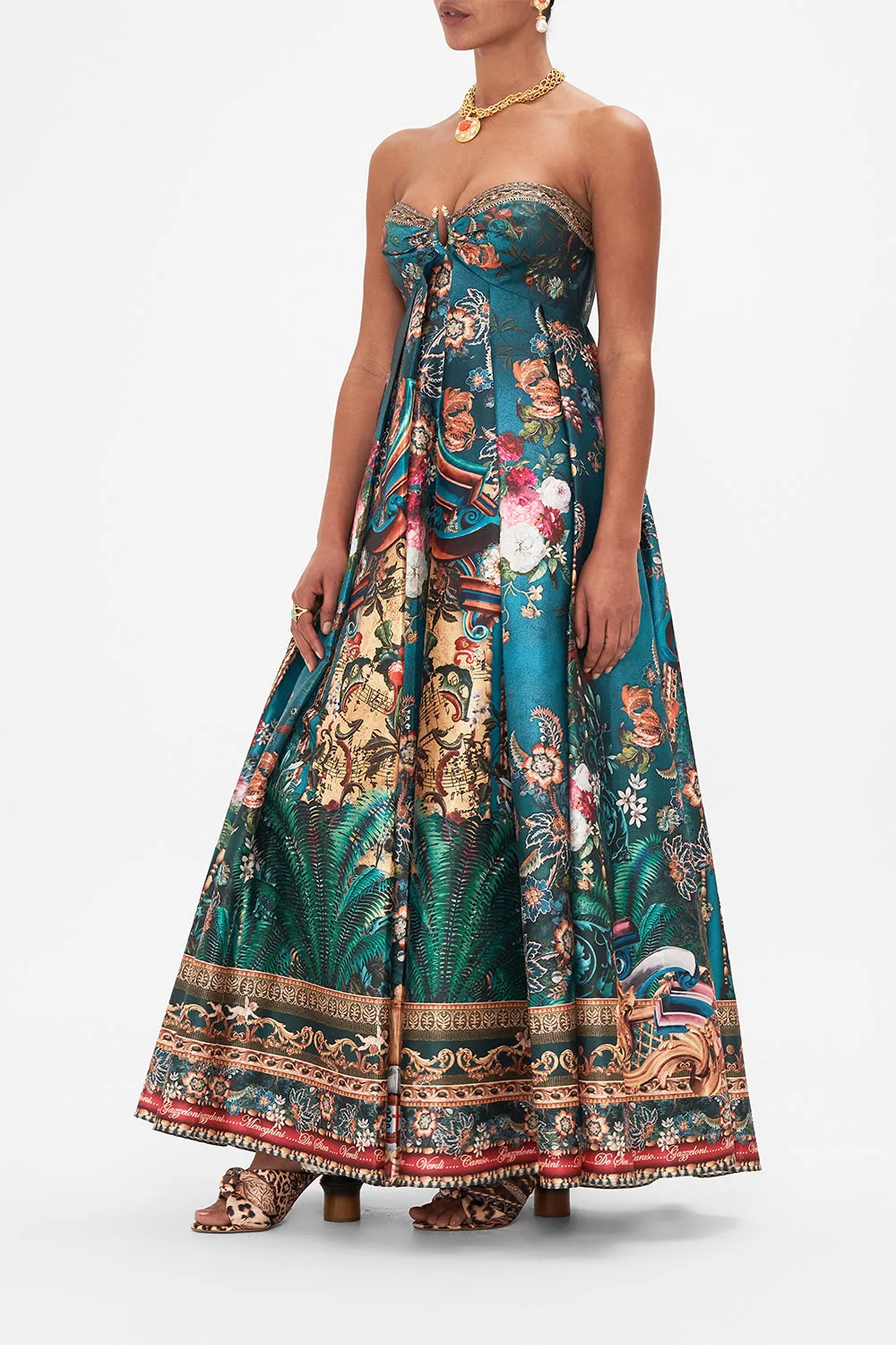 STRAPLESS MAXI DRESS VERDIS WORLD sold by Camilla product image thumbnail 4