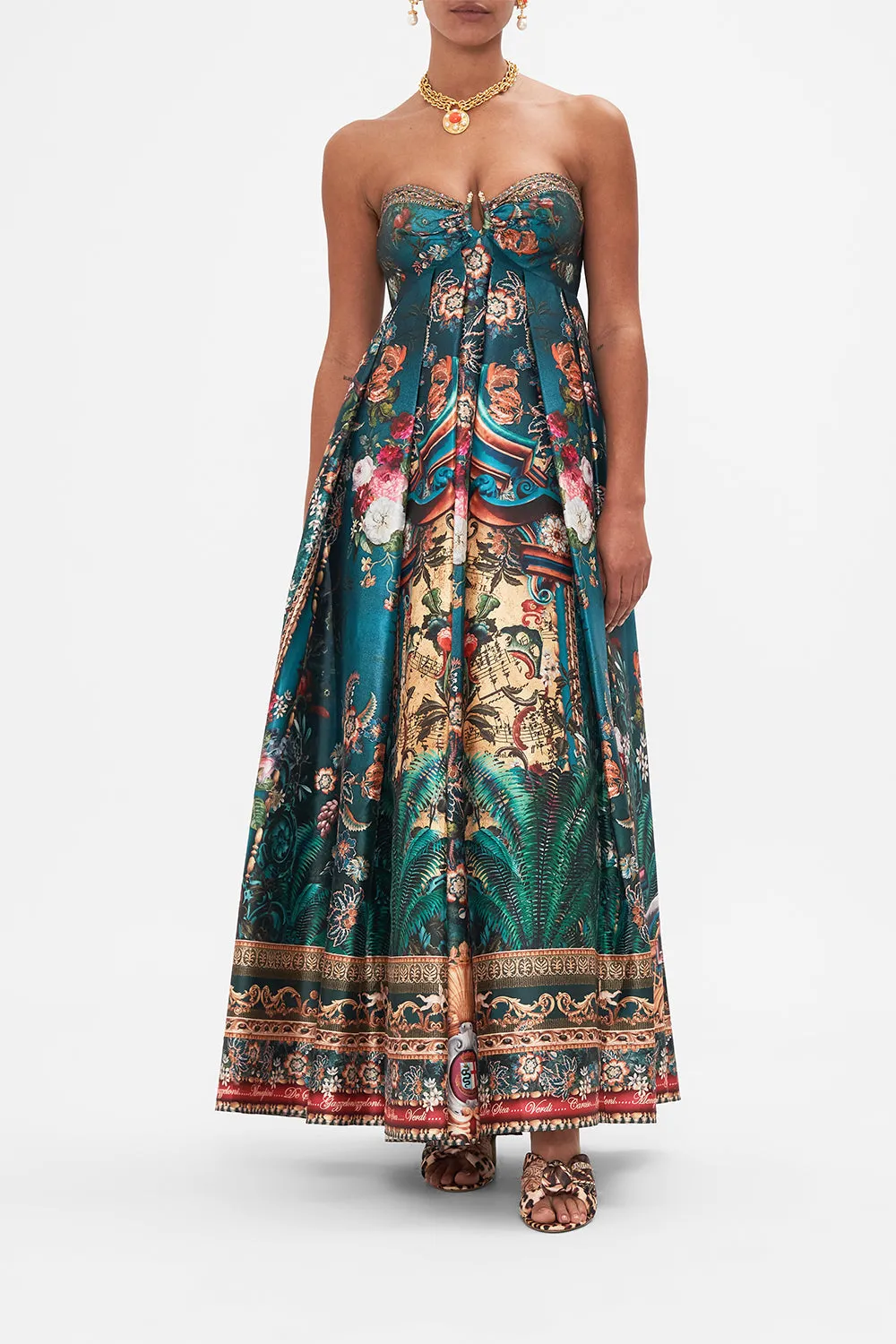 STRAPLESS MAXI DRESS VERDIS WORLD sold by Camilla